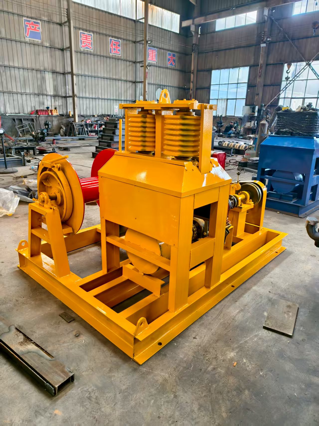 Custom winch manufacturing process