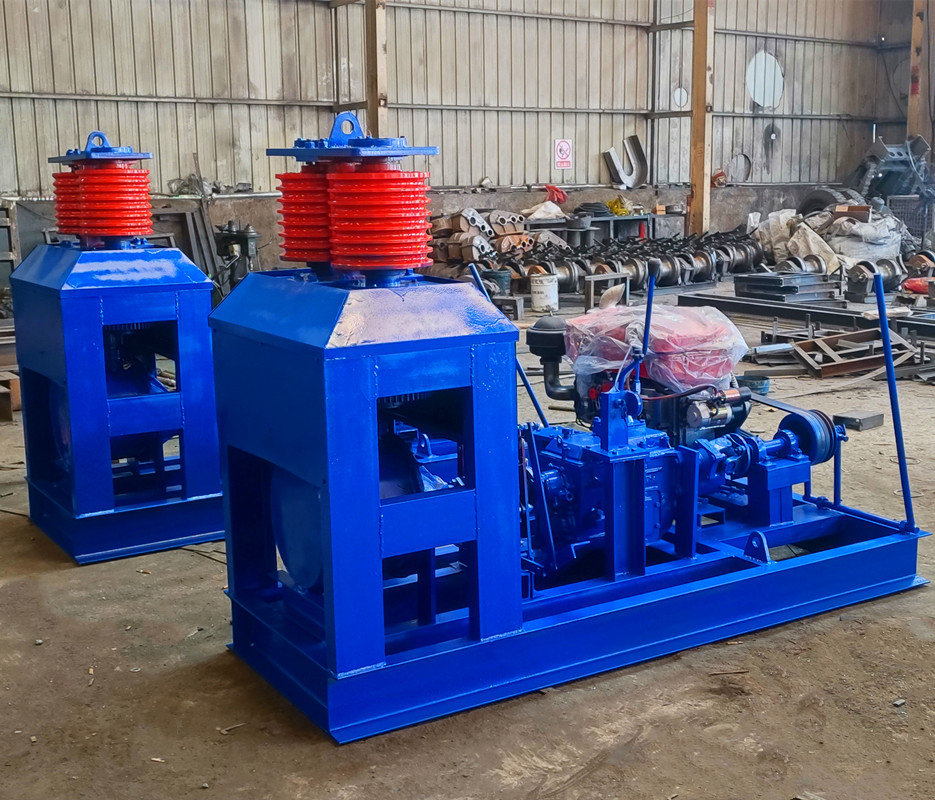Custom electric control winch for marine application