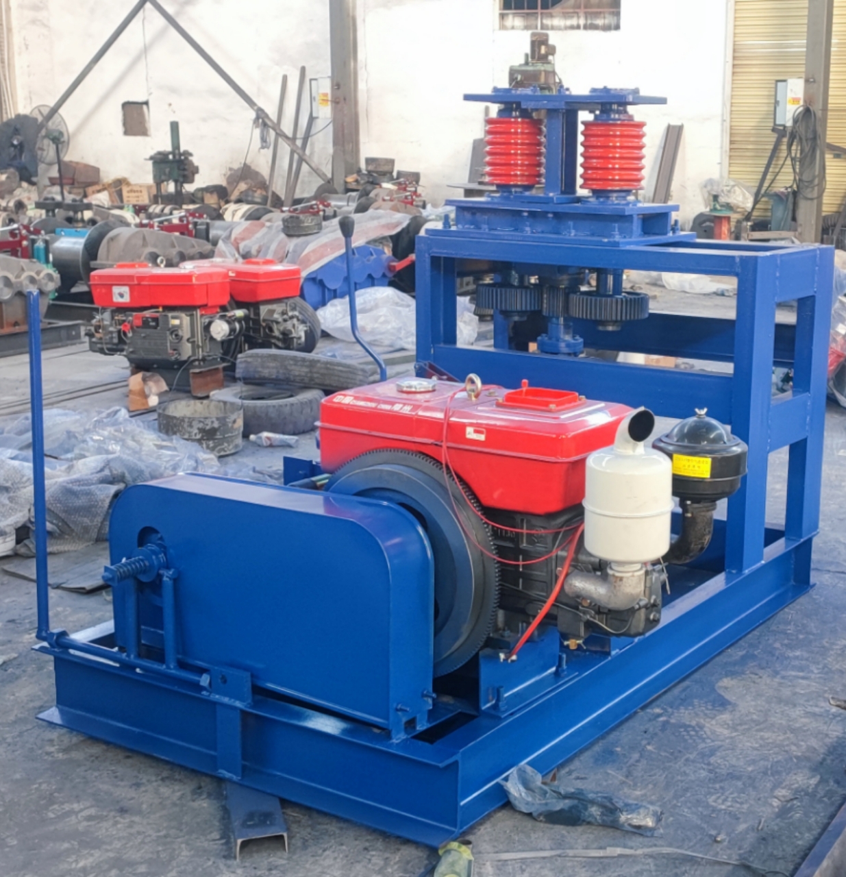 Custom winch manufacturing process
