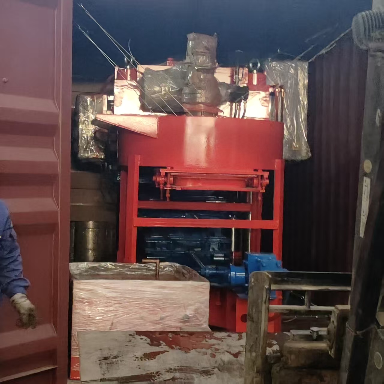 Cement color tile machine manufacturing process
