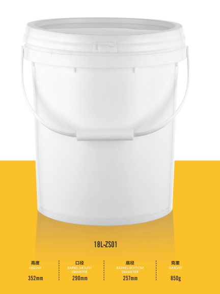 Custom injection molded bucket designs