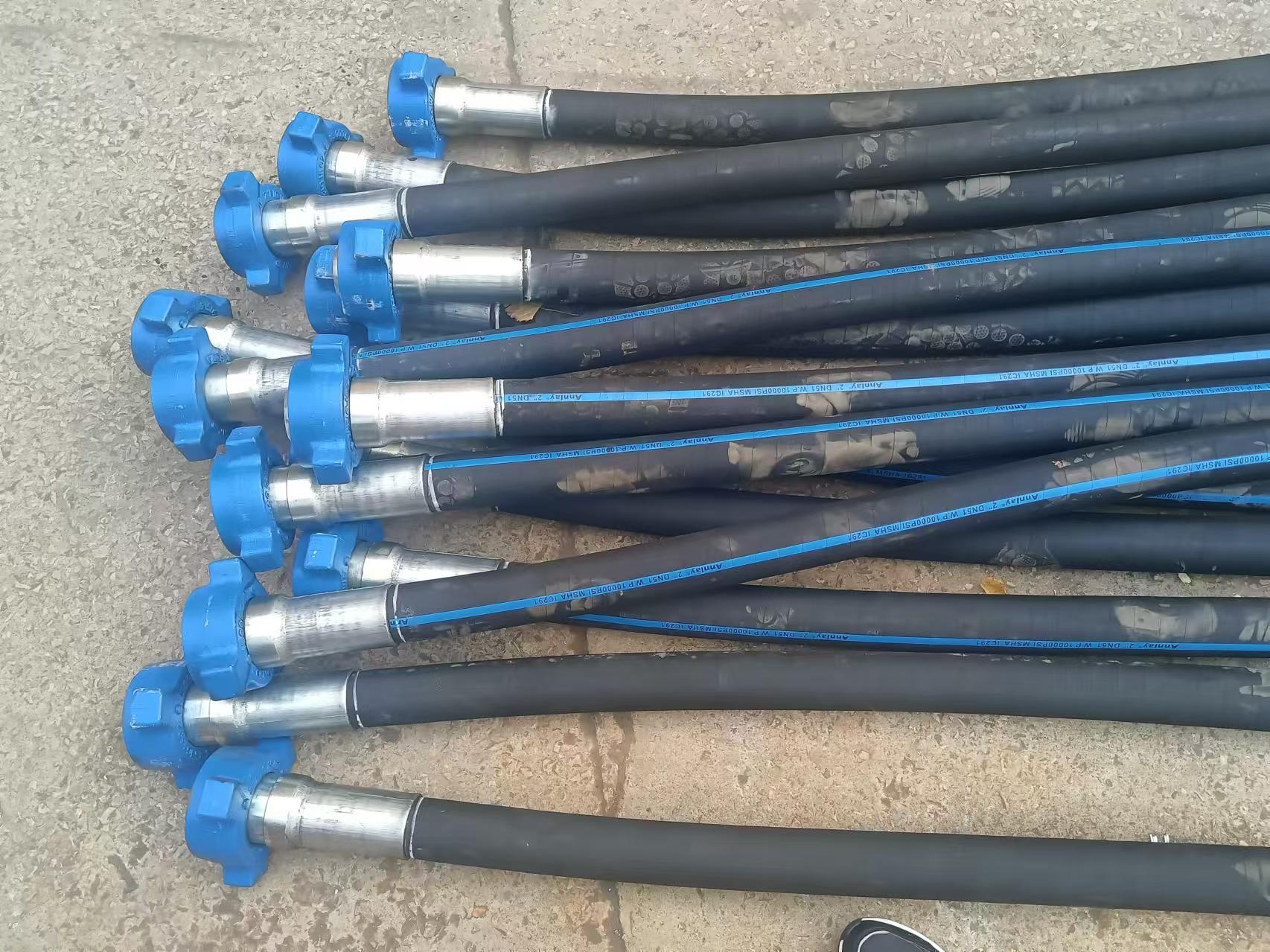 High-pressure drilling hose assembly